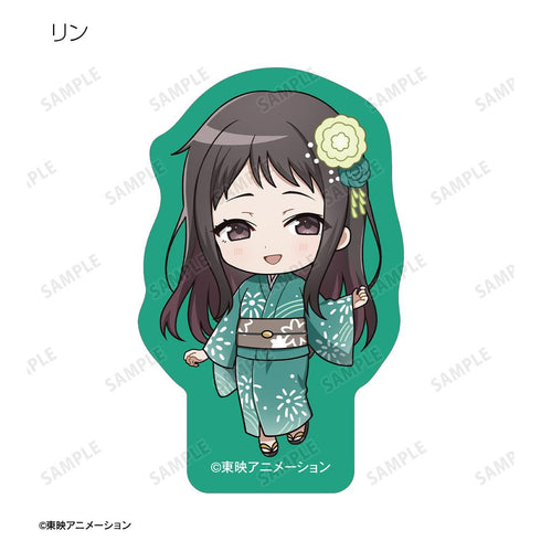 『ガールズバンドクライ』ちびキャラ 浴衣ver. フレークシール